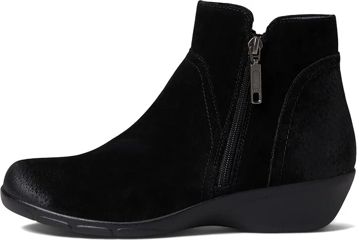 Propet Waverly Women's Shoes Black Suede : 6 XX (4E) - Image 5
