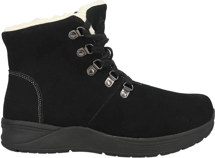 Propét Women's Demi Suede Scotchgard™ Treated Bootie Black 8 Wide US