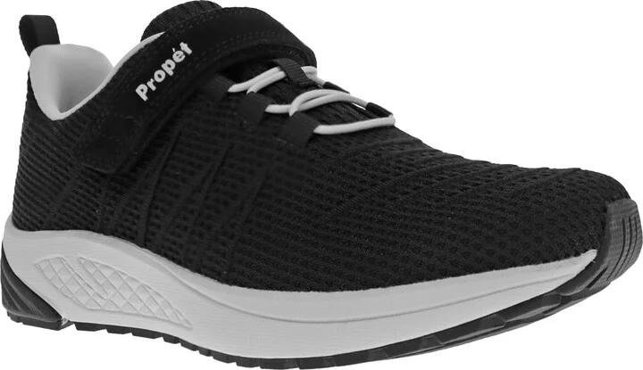 Propet Women's Tour Knit FX Athletic Comfort Sneaker Black 10 X-Wide US