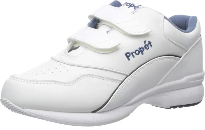 Propét Womens Tour Walker Strap Walking Walking Sneakers Shoes - White - Size 11 D