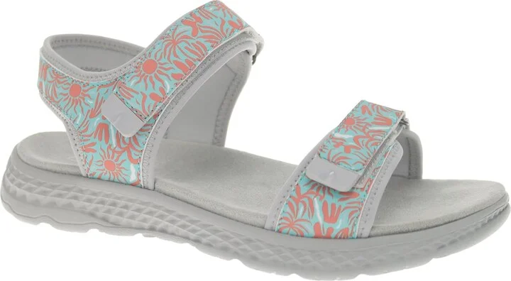 Propét Women's TravelActiv Aspire Sandals Comfort Footbed Coral Summer 6 XX-Wide US