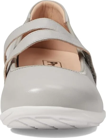 Propet Yara Mary Jane Women's Flat Shoes Light Grey : 8 X (2E), Leather - Image 2