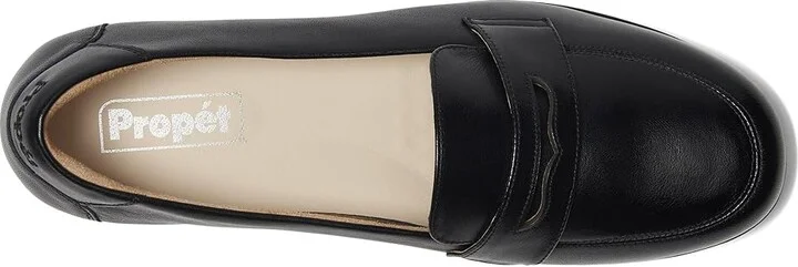 Propet Yetta Women's Flat Shoes Black : 12 M (B), Leather/Suede - Image 2