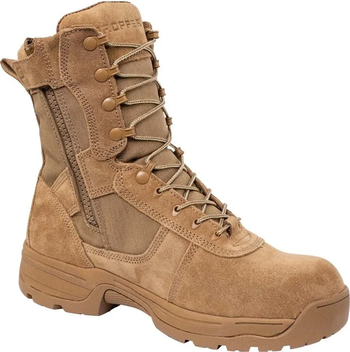 Propper Men's Series 100 Side Zip Comp Toe Coyote Boot Combat