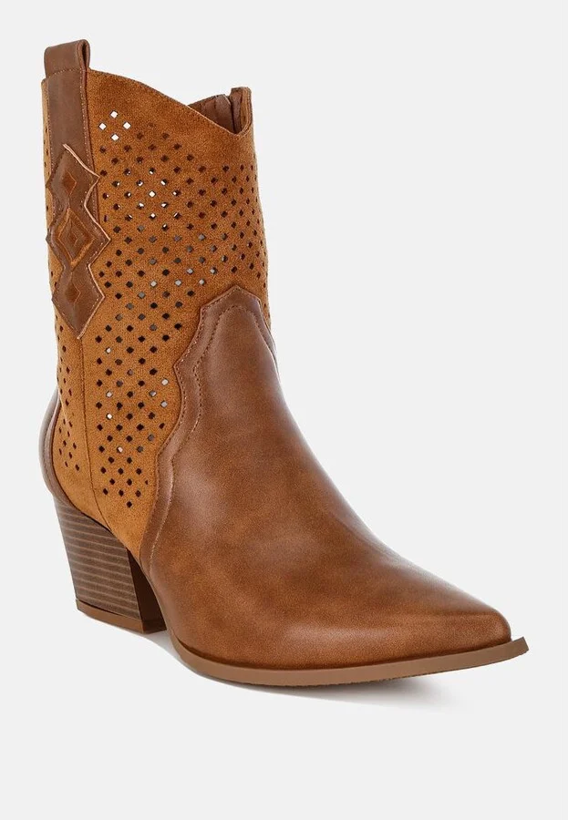 Prosia Woven Cowboy Boots - Image 2