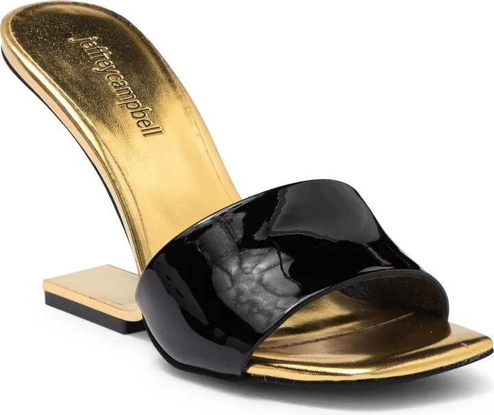 Black Patent Gold