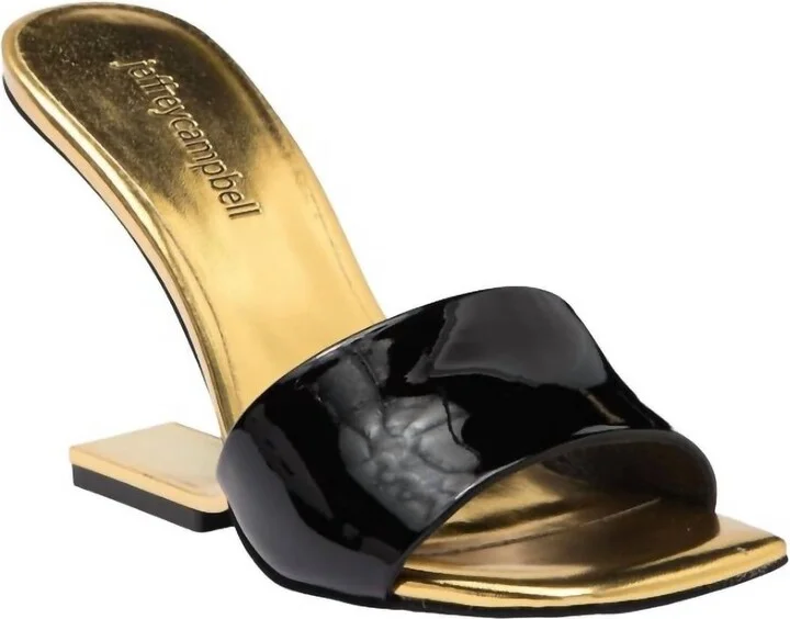 Protract Sandals In Black