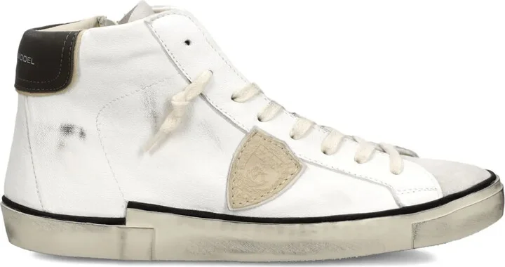 Prsx high-top leather sneakers
