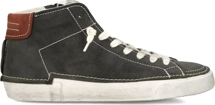 Prsx high-top suede sneakers