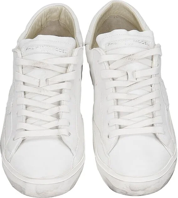 Prsx L Sneakers In White Leather - Image 4