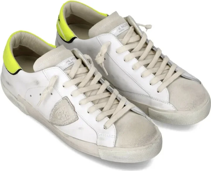 Prsx leather patchwork low-top sneakers - Image 2