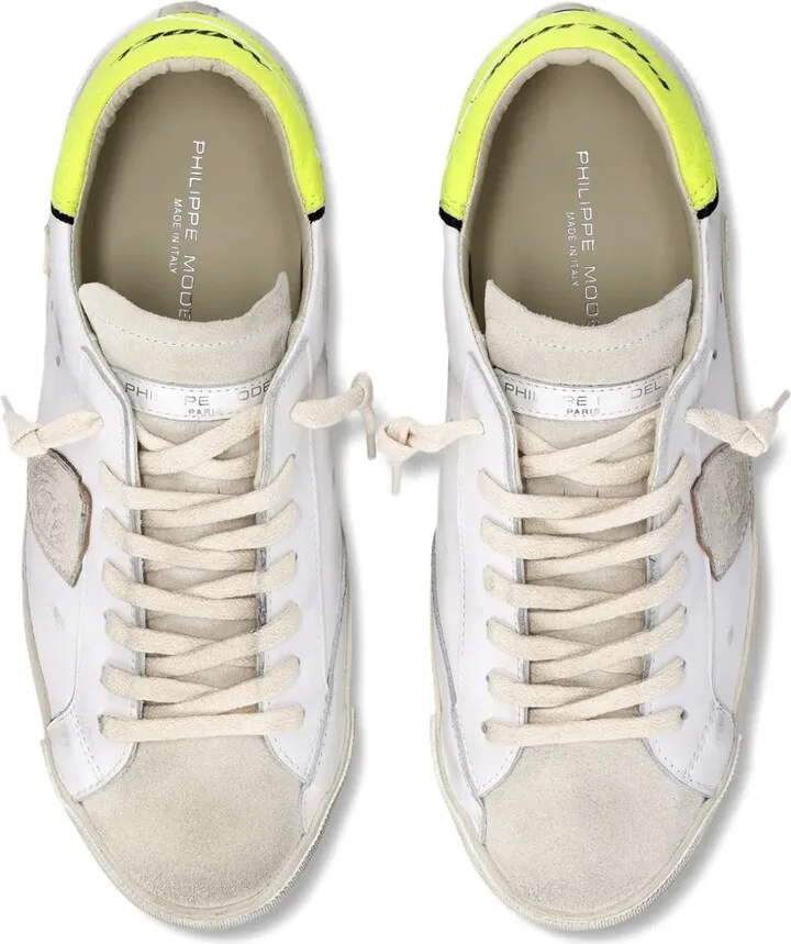 Prsx leather patchwork low-top sneakers - Image 4
