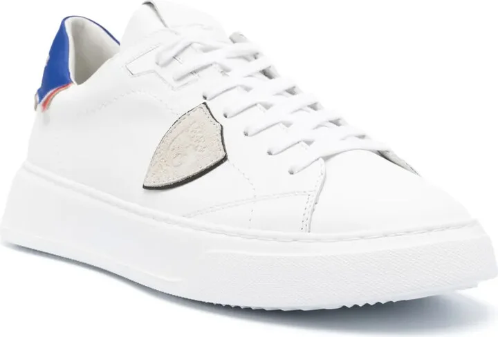 Prsx logo-patch leather sneakers - Image 2