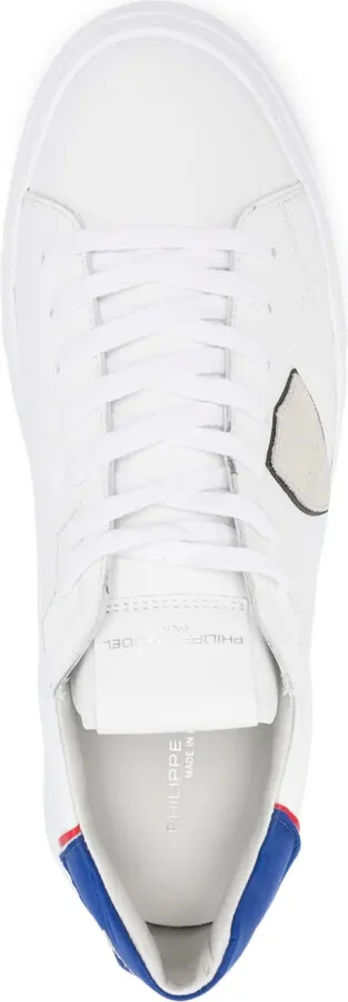 Prsx logo-patch leather sneakers - Image 4