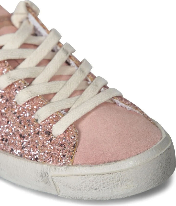 Prsx Low Glitter Pink Sneakers - Image 4