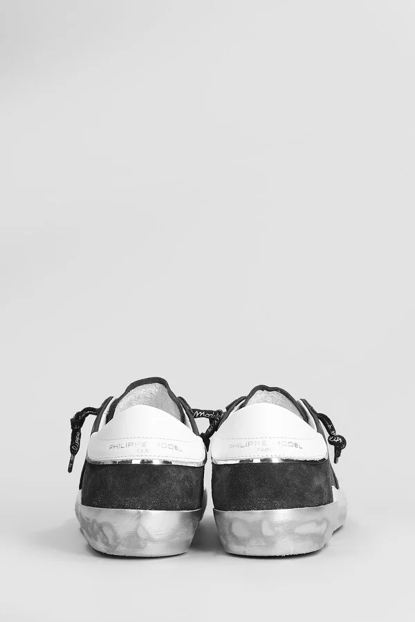 Prsx Low Sneakers In Black Leather - Image 4