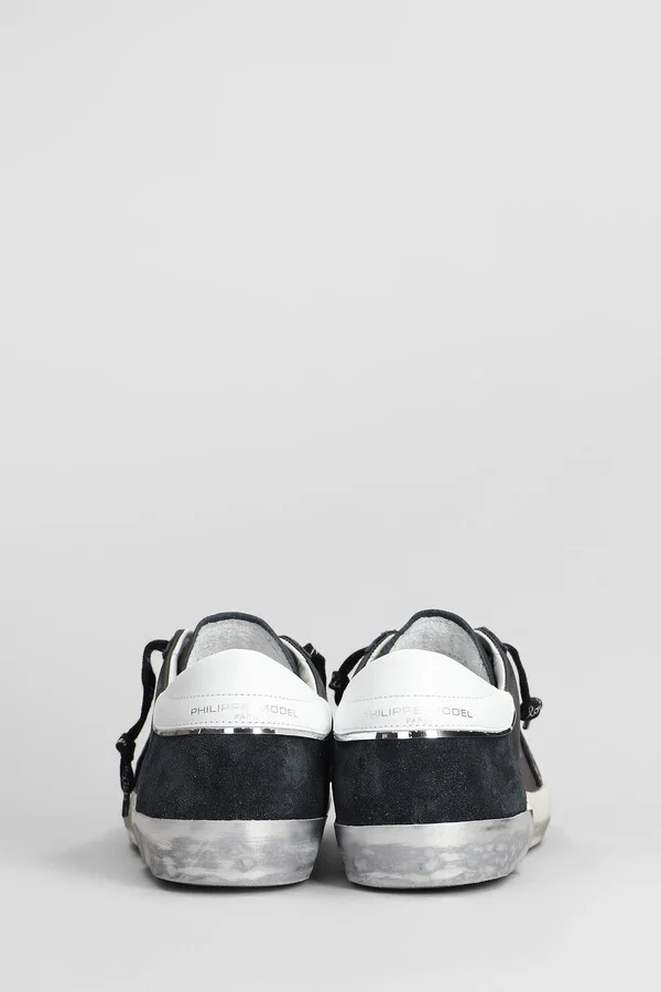 Prsx Low Sneakers In Black Leather - Image 4