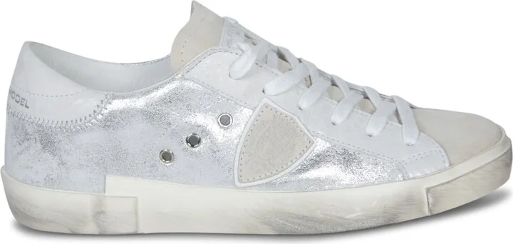 Prsx Low Sneakers In Silver