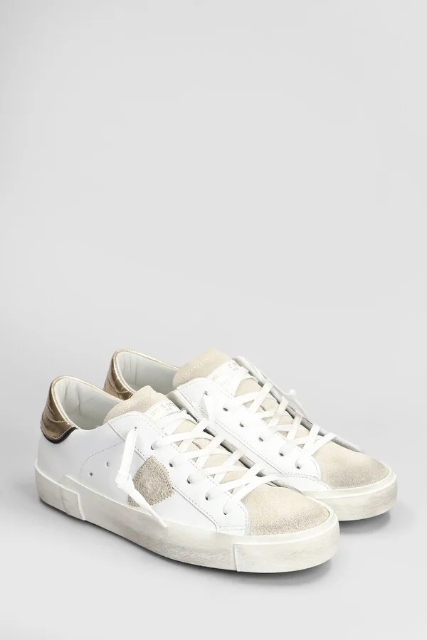 Prsx Low Sneakers In White Leather - Image 2