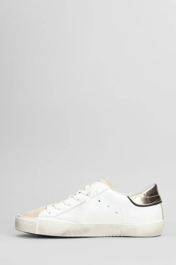 Prsx Low Sneakers In White Leather - Image 3