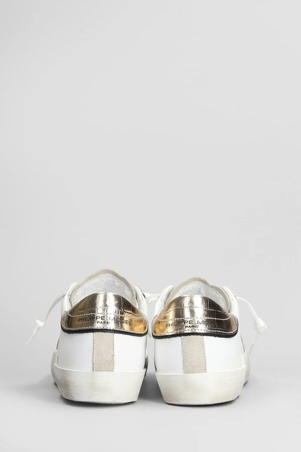 Prsx Low Sneakers In White Leather - Image 4