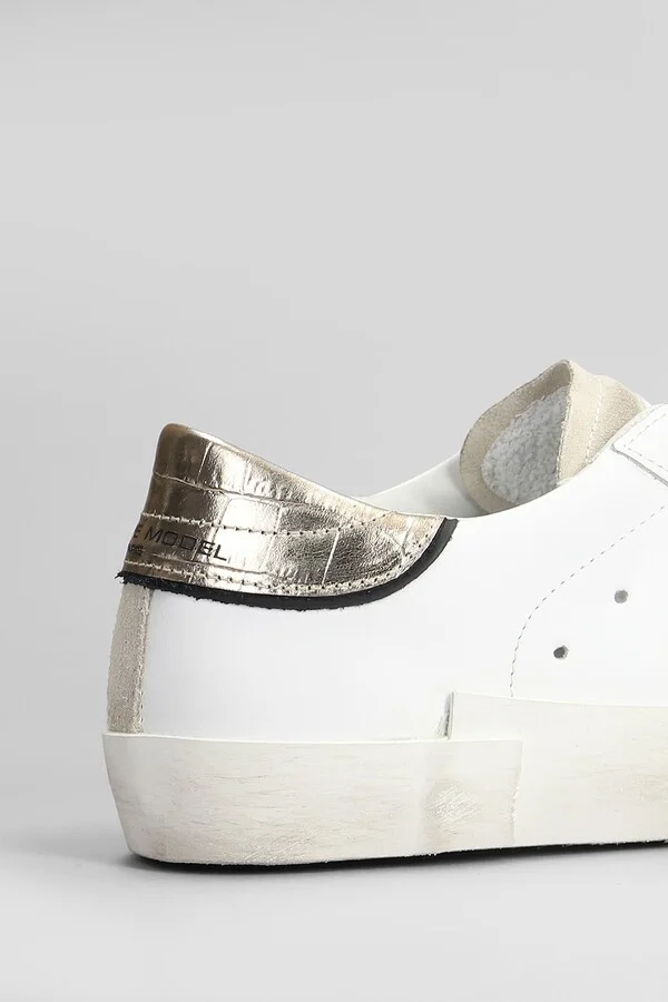 Prsx Low Sneakers In White Leather - Image 5