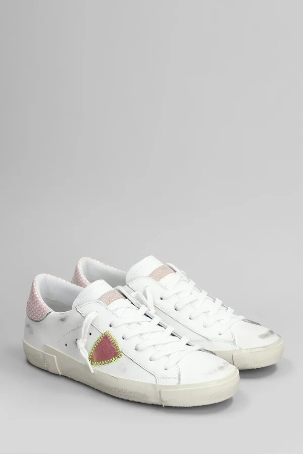 Prsx Low Sneakers In White Leather - Image 2