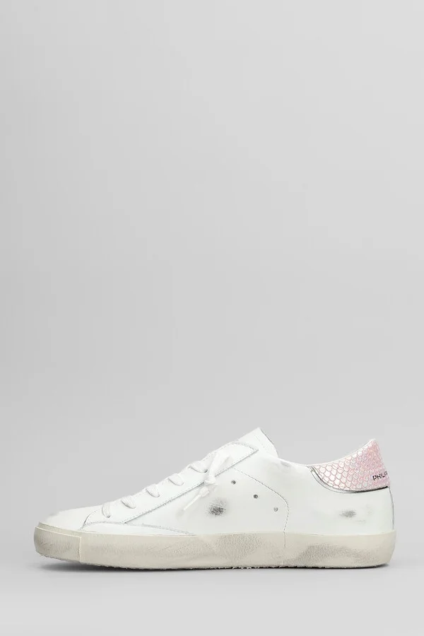 Prsx Low Sneakers In White Leather - Image 3