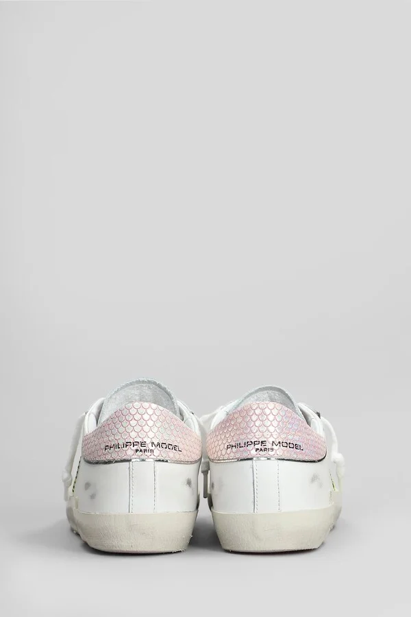 Prsx Low Sneakers In White Leather - Image 4