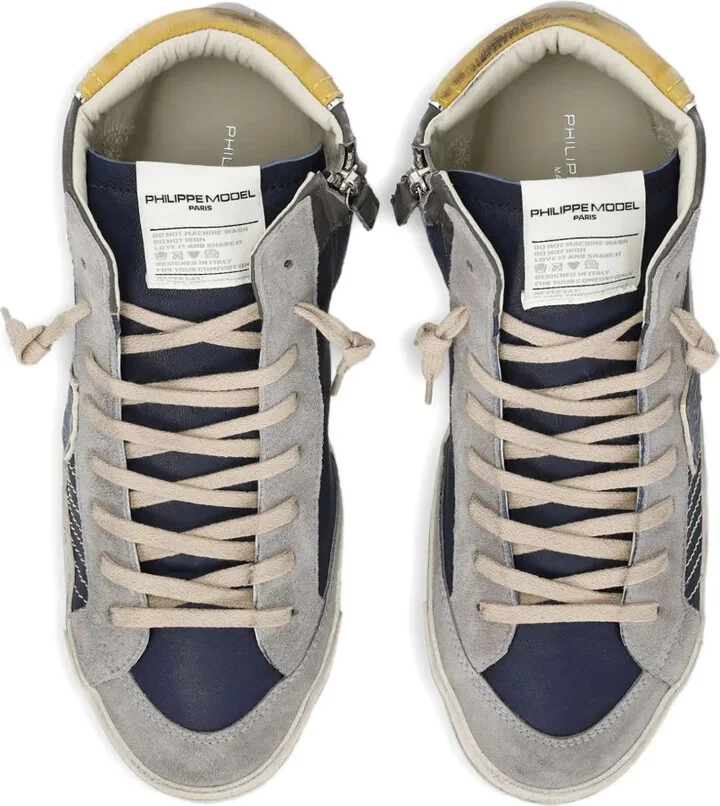 Prsx panelled high-top sneakers - Image 4