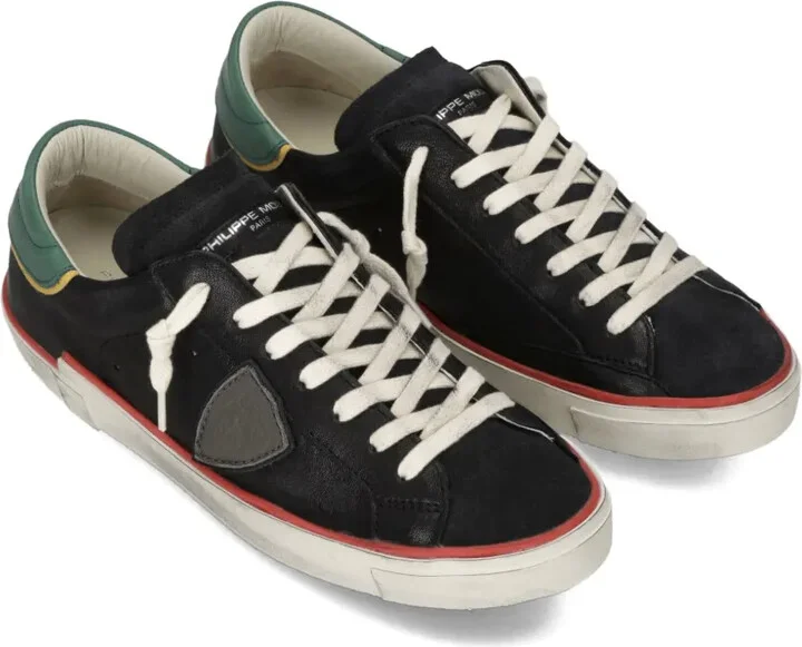 Prsx suede-panel low-top sneakers - Image 2