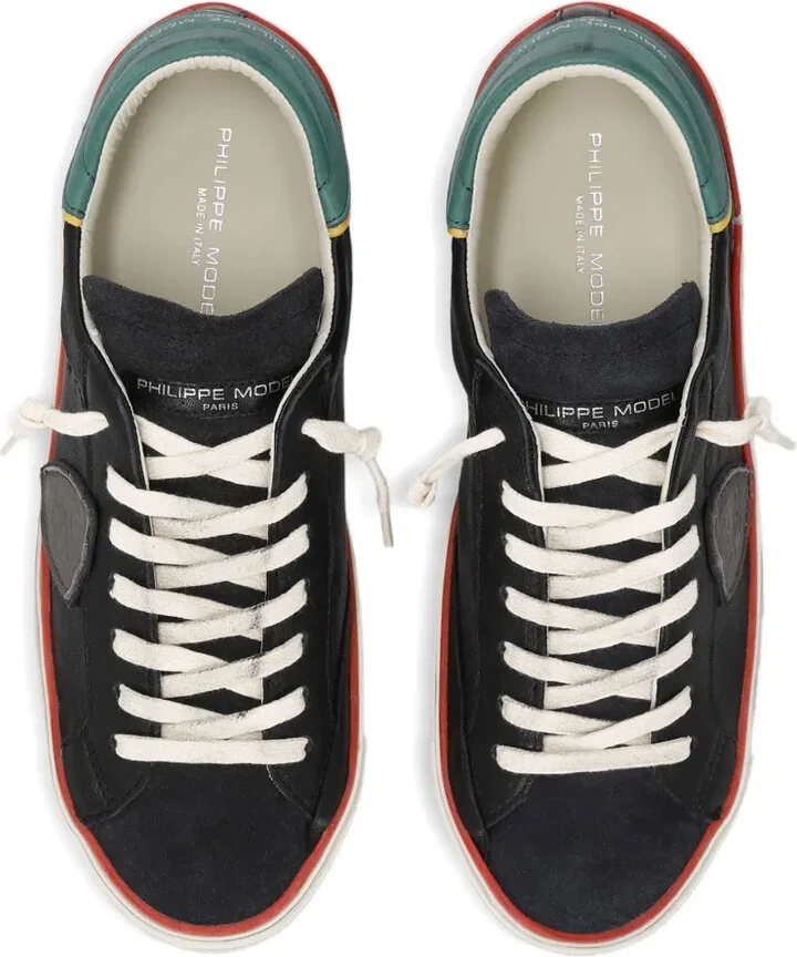 Prsx suede-panel low-top sneakers - Image 4