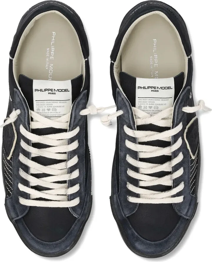 Prsx suede-panelled low-top sneakers - Image 3