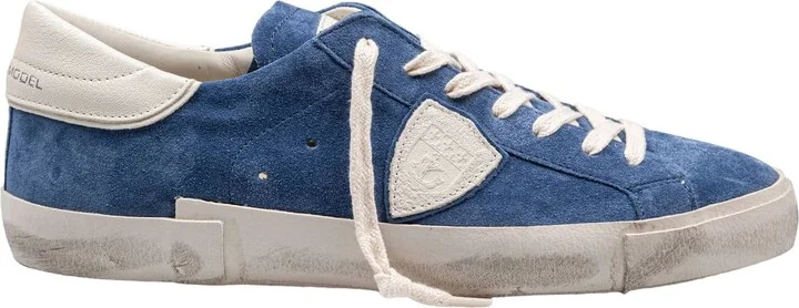 Prsx Suede Sneakers Color Jeans Blue