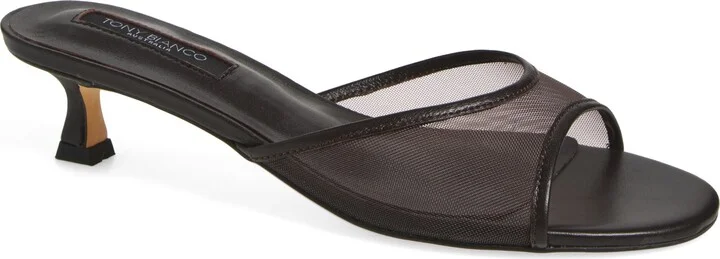 Pru Kitten Heel Slide Sandal