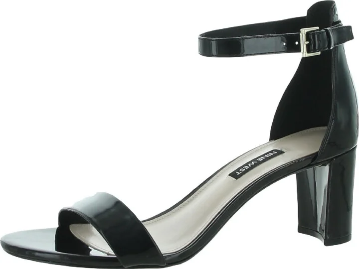 Pruce 3 Womens Patent Ankle Strap Dress Sandals