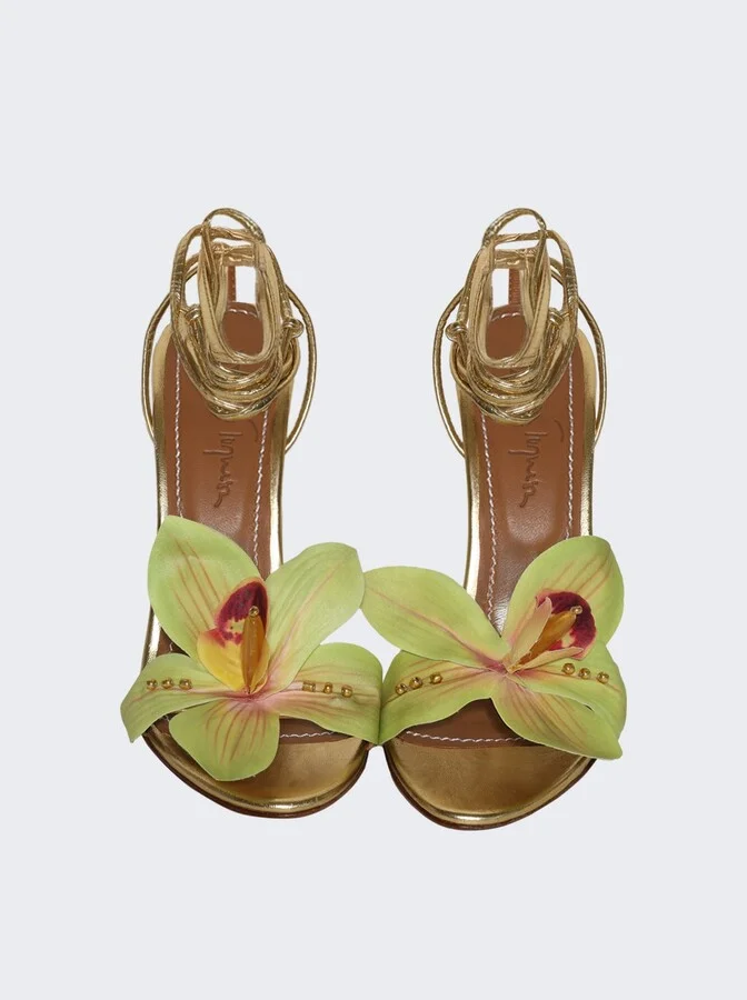 Prudence Flowe Heels Gold