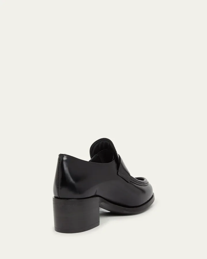 Prudence Leather Penny Loafers - Image 4
