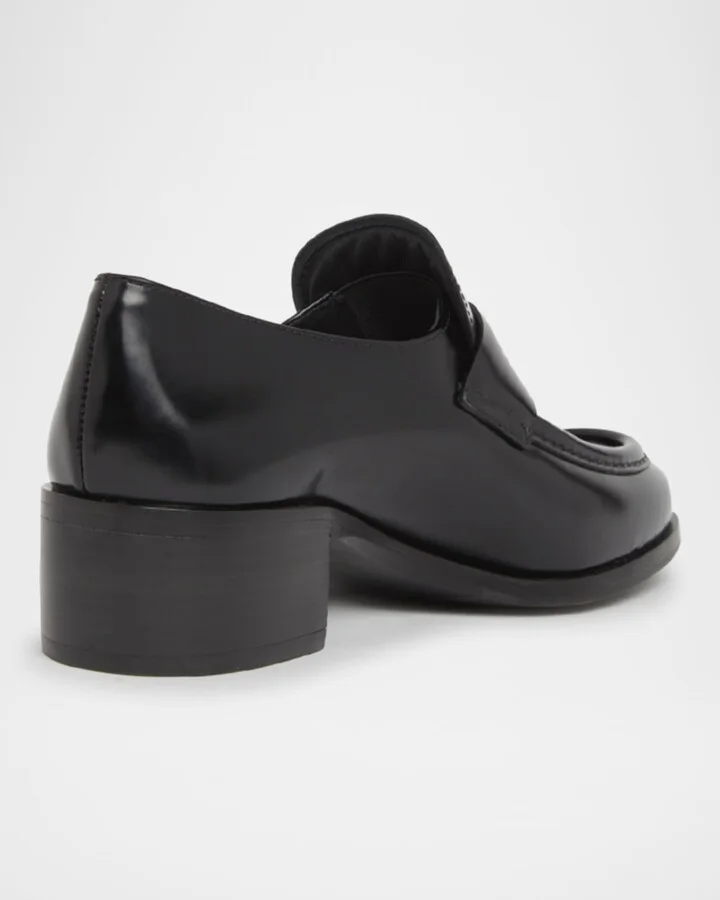 Prudence Leather Penny Loafers - Image 4