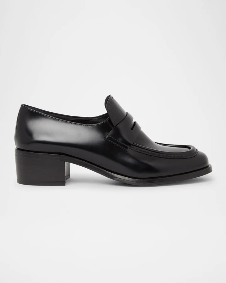 Prudence Leather Penny Loafers