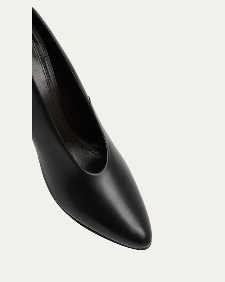 Prudens Leather Stiletto Pumps - Image 3