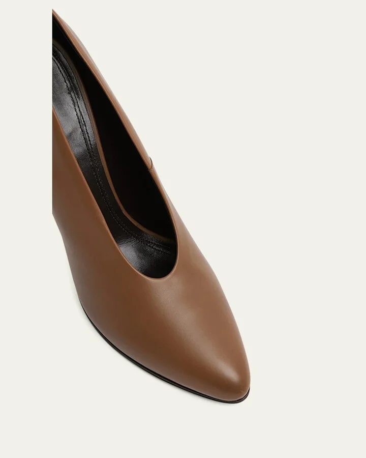 Prudens Leather Stiletto Pumps - Image 8