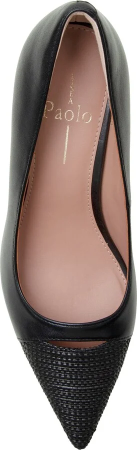 Prue Pointed Cap Toe Pump - Image 5