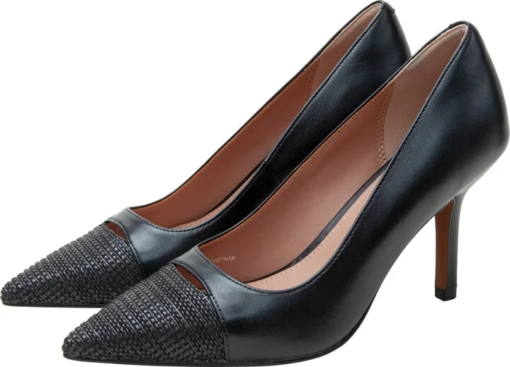 Prue Pointed Cap Toe Pump - Image 7