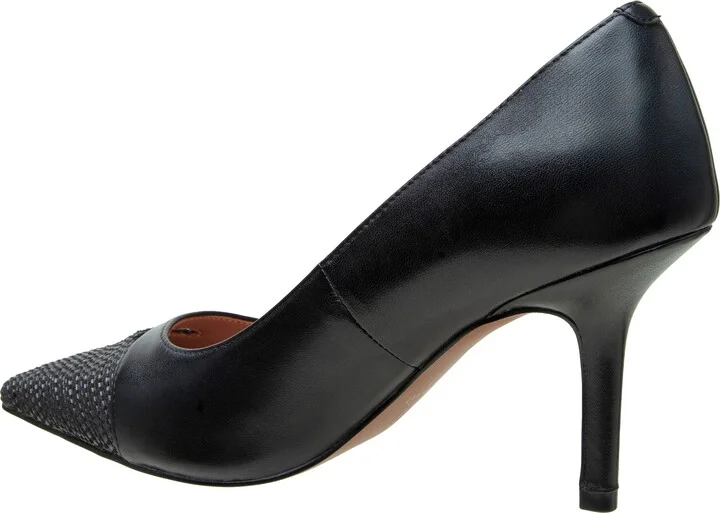 Prue Pointed Cap Toe Pump - Image 9