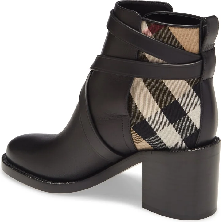 Pryle Check Block Heel Bootie - Image 2
