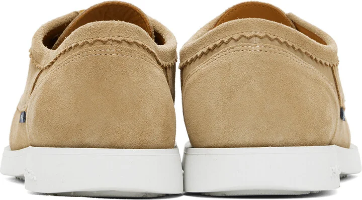 PS by Paul Smith Beige Pebble Boat Shoes - Image 2