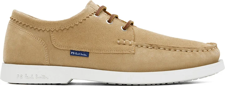 PS by Paul Smith Beige Pebble Boat Shoes