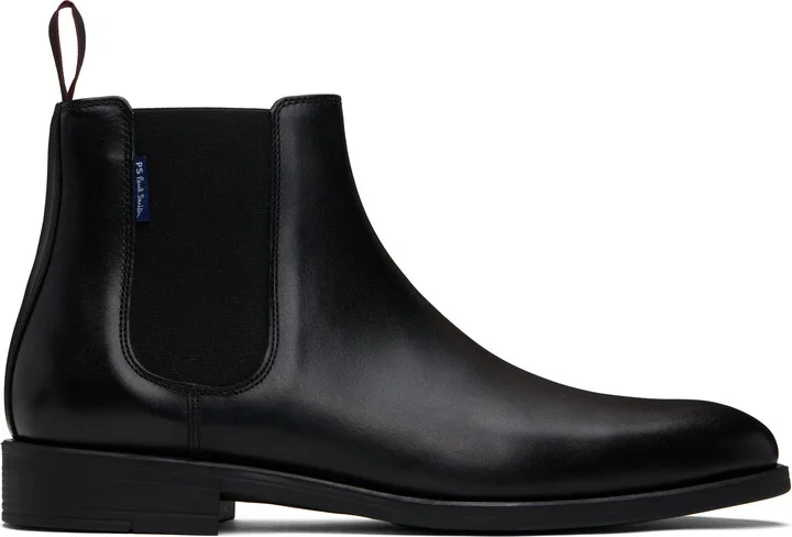 PS by Paul Smith Black Cedric Chelsea Boots