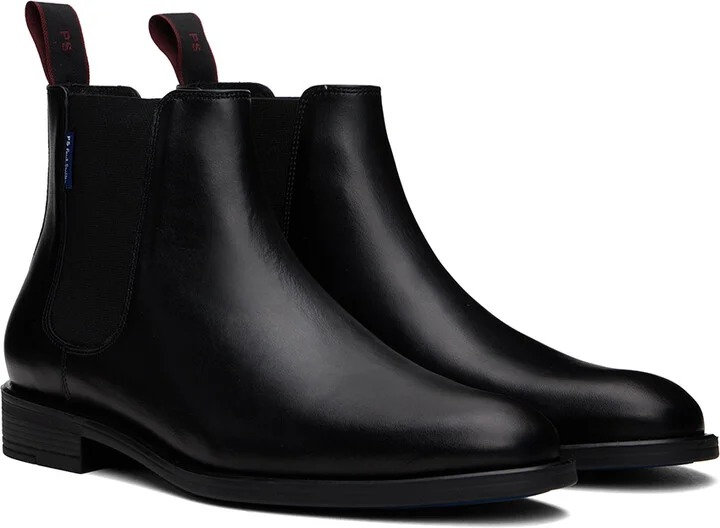 PS by Paul Smith Black Leather Cedric Boots - Image 4